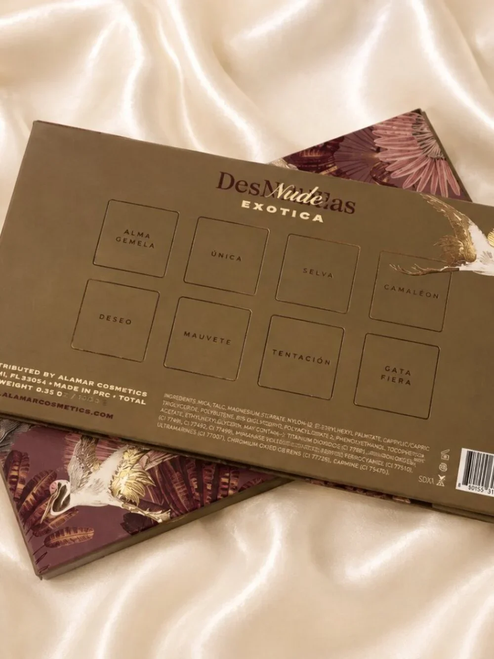 ALAMAR COSMETICS – DesNUDEas EXÓTICA PRESSED PIGMENT PALETTE